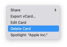 How To Delete Contacts from iCloud On Mac Step 2