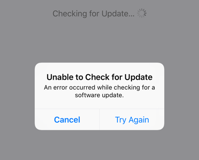 How to Fix iOS 14 Unable Check Update Problems