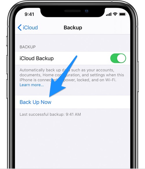 How To Backup iPhone 12 To iCloud Step 2