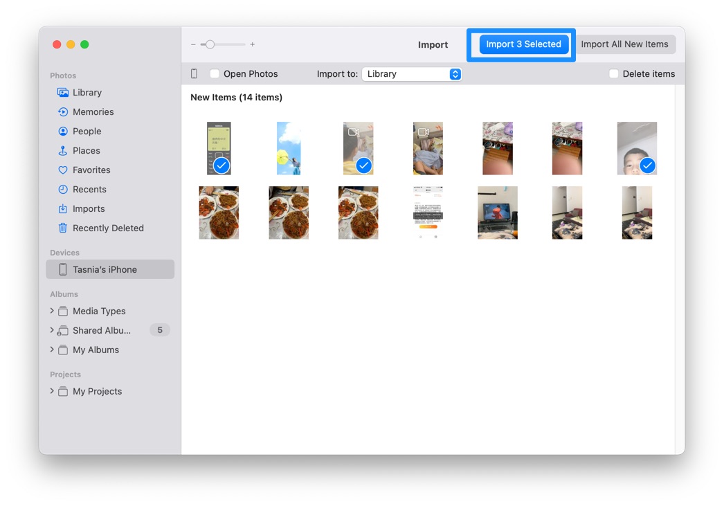 How To Backup Photos from iPhone To Mac with Photos App Step 2