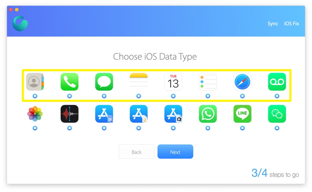 How To Recover Deleted iOS Data on iPhone Step 3