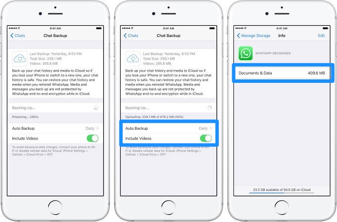 Retrieve Deleted WhatsApp Messages on iPhone 7/6/6s/Xr iCloud Step 1