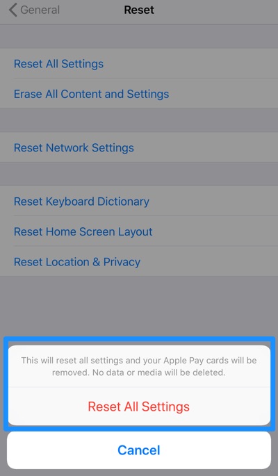 How To Reset An iPhone