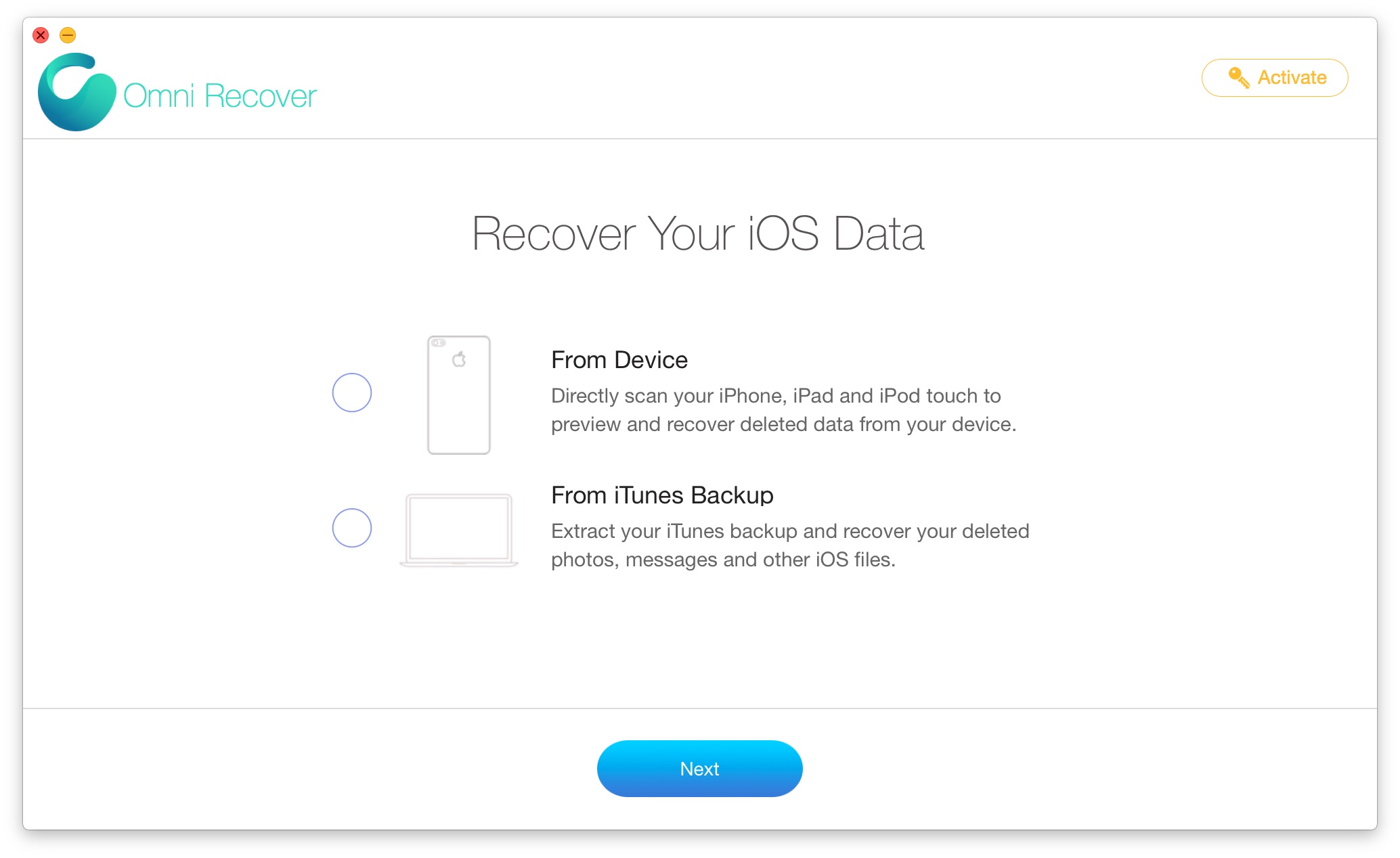 How To Recover Data from iPhone After Factory Reset Step 1