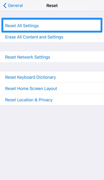 How To Reset an iPhone
