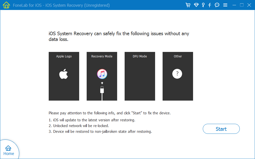 #5 Best iOS System Recovery Software: FoneLab for iOS