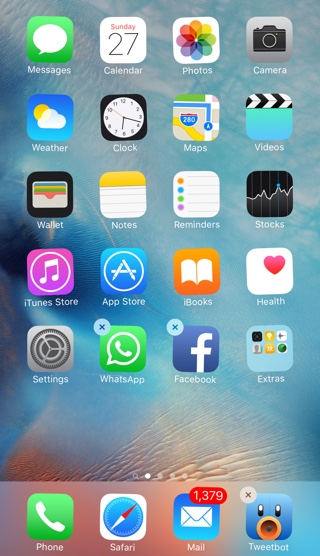 Fix Frozen iPhone Tip 1 - Quit/Delete Apps