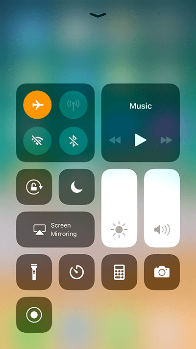 My iPhone 6 Bluetooth Not Working Fix 1 - Airplane Mode