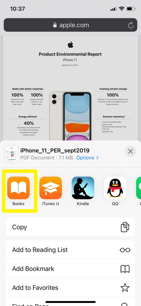 How To Download PDF On iPhone 12 from Safari Browser - Step 3