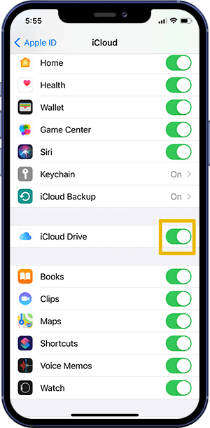 How To Set Up iCloud Drive On iPhone 12