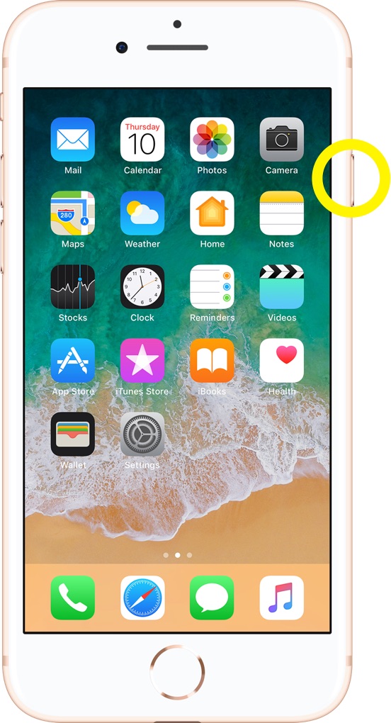 How To Turn Off An iPhone SE 2020, 8, 7 or 6