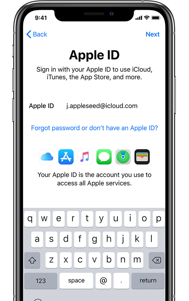 How To Set Up A New iPhone - Sign In Your Apple ID