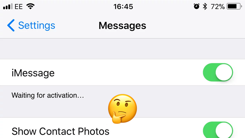 Fix iOS 15 iMessage and FaceTime Waiting for Activation