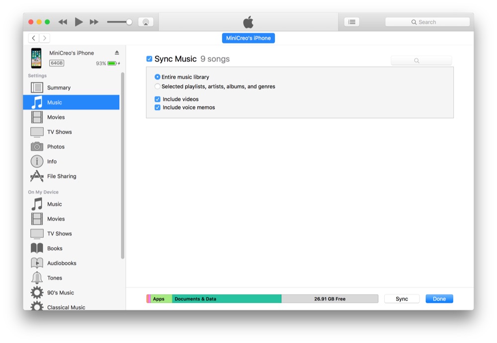 How To Copy Music from MacBook To iPhone with iTunes