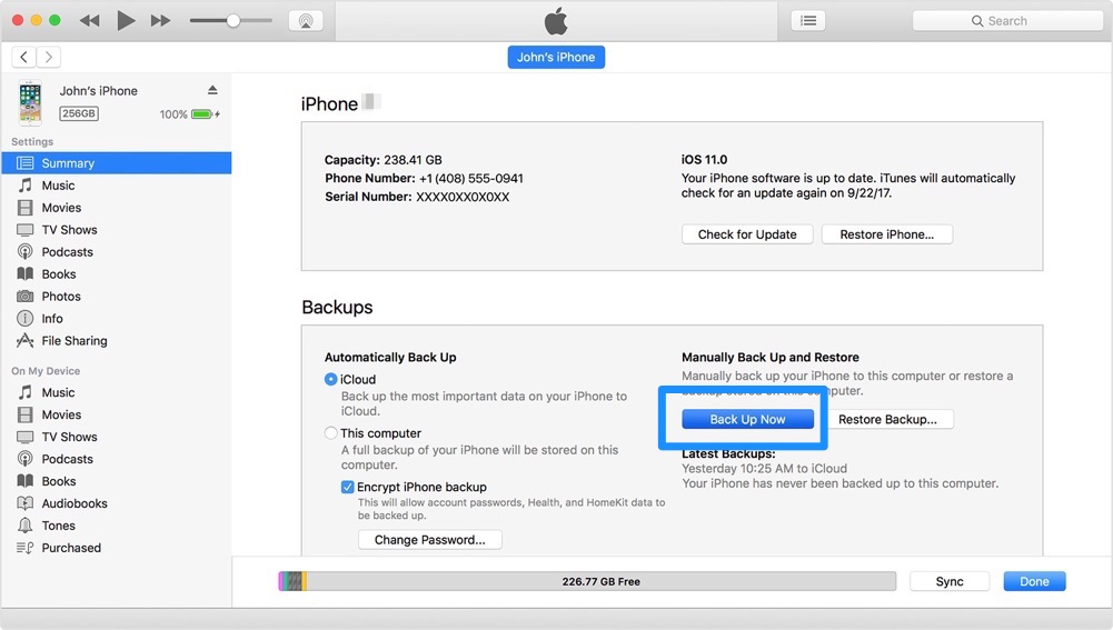 How To Backup iPhone 5s/6/6s/7/8 To Computer with or without iTunes