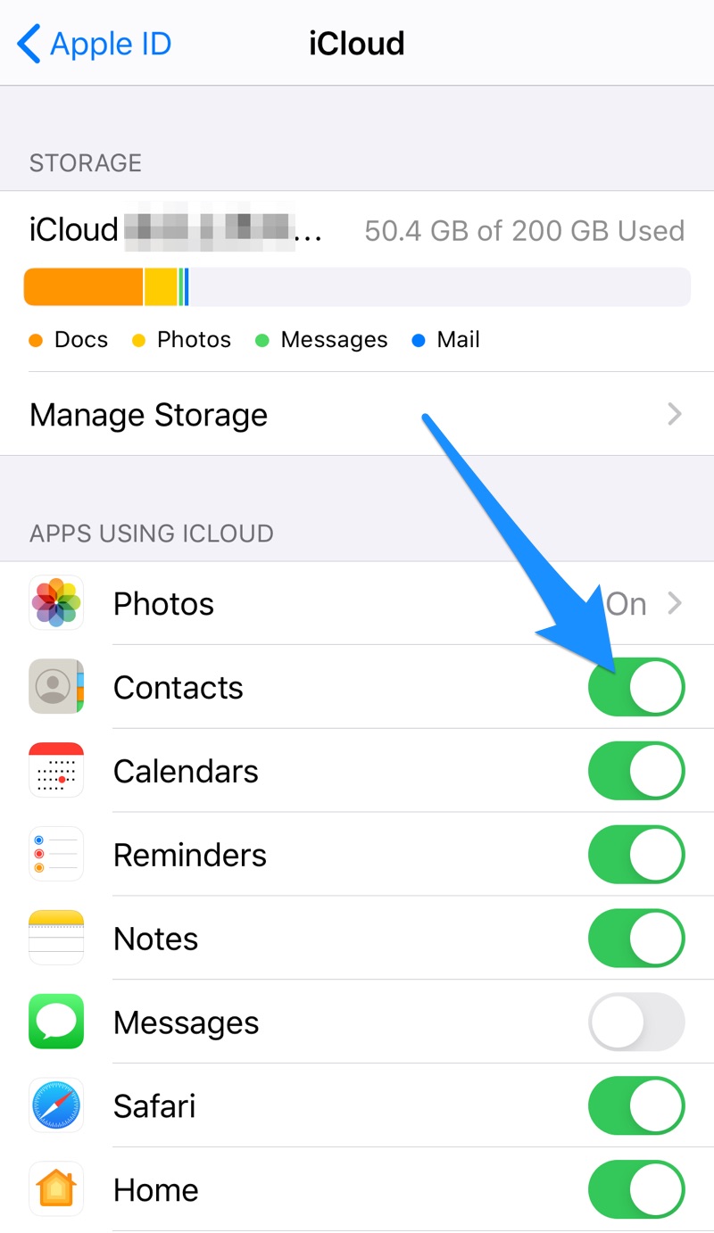 How To Use iCloud To Transfer Contacts from iPhone To New iPhone 12 Step 3