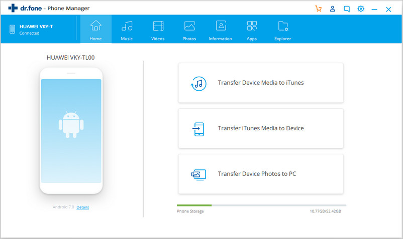 #6 Best iPhone To PC Transfer Software - Dr.Fone
