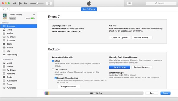 How To Use iTunes To Transfer Data To New iPhone 12 Step 2