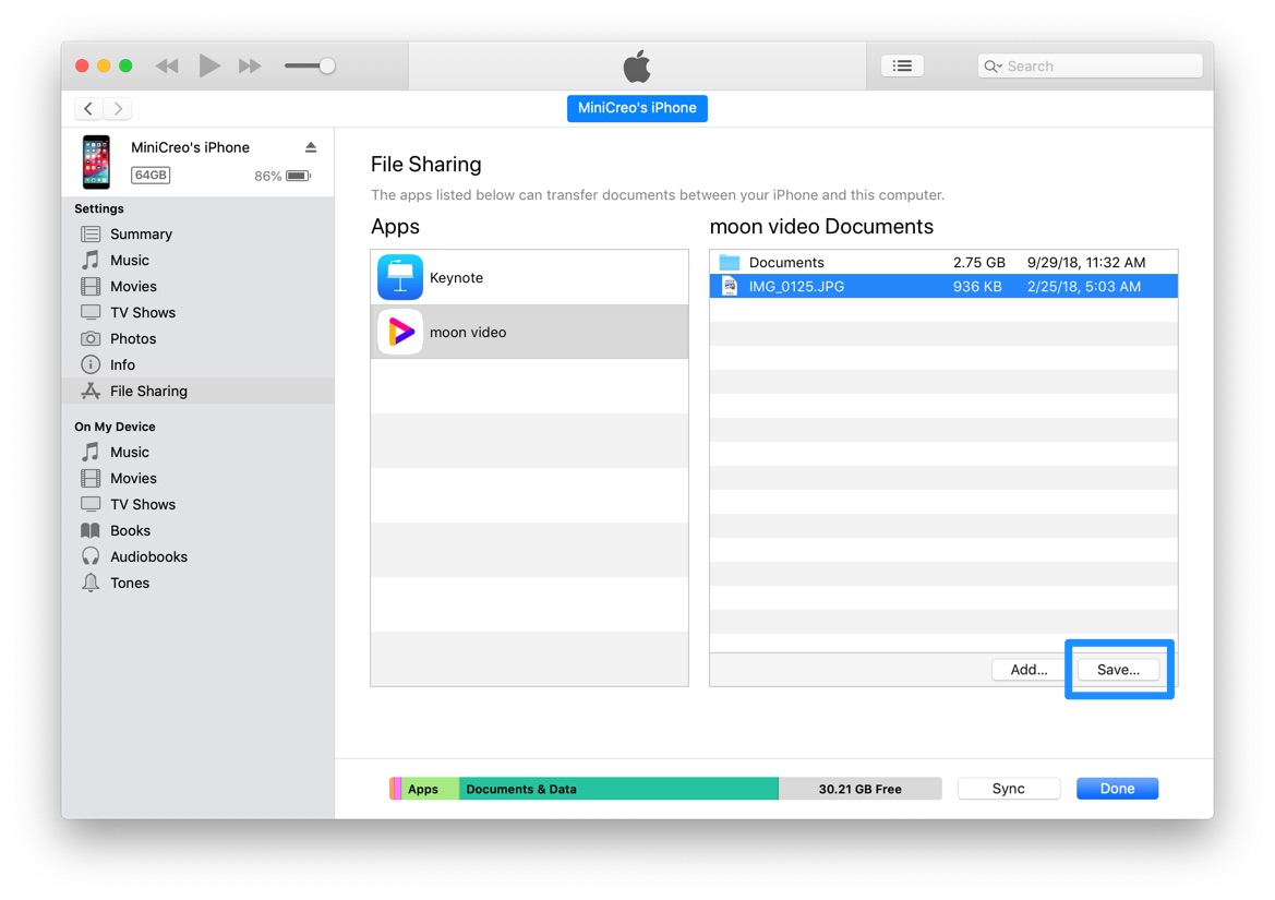 How To Transfer Photos from iPhone To Mac via USB with iTunes 2