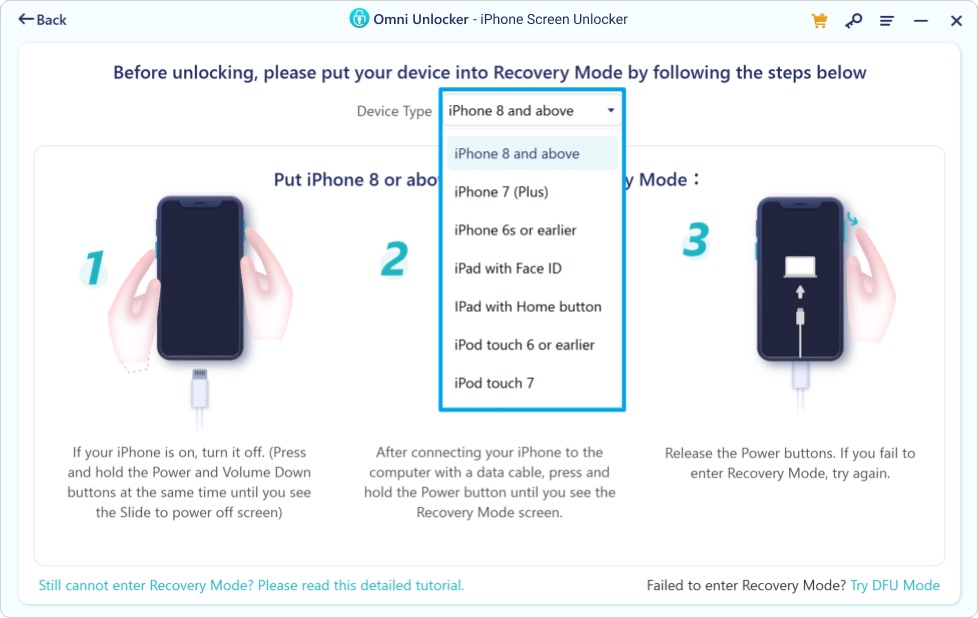 iPhone is Disabled Connect To iTunes How To Unlock Using Omni Unlocker