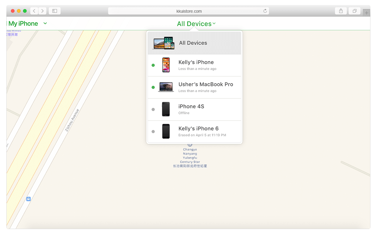 How To Find iPhone On Mac - Step 2