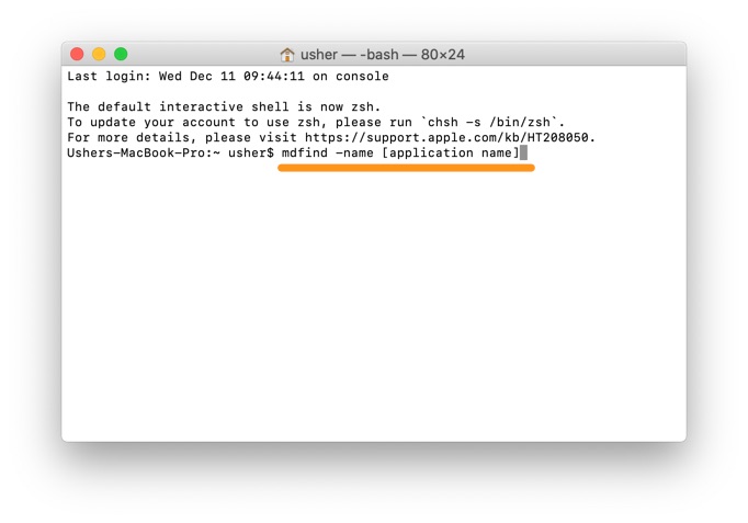 How To Uninstall Programs on Mac Using Command Line Step 2