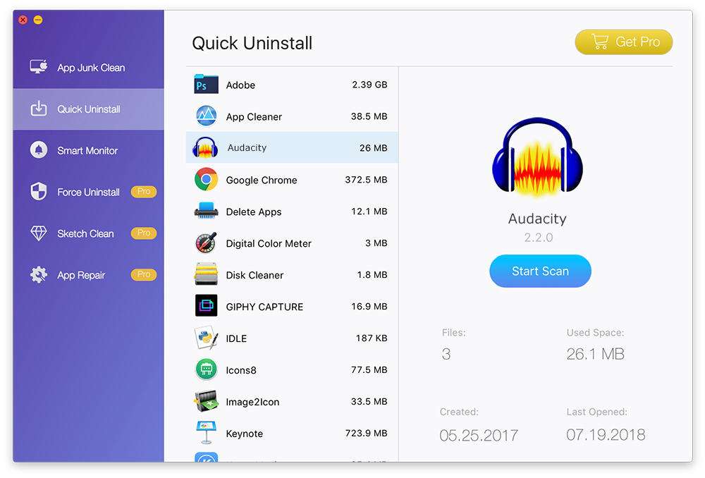 How To Completely Uninstall Audacity on Mac Step 2