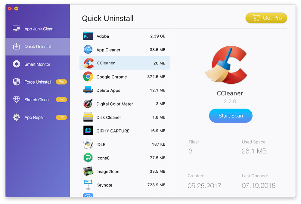 How To Completely Uninstall CCleaner on Mac Step 2