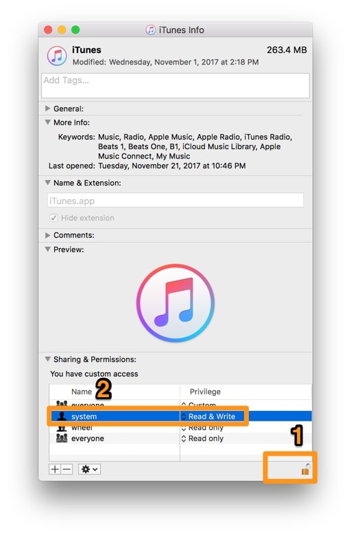 Manually Uninstall iTunes on Mac