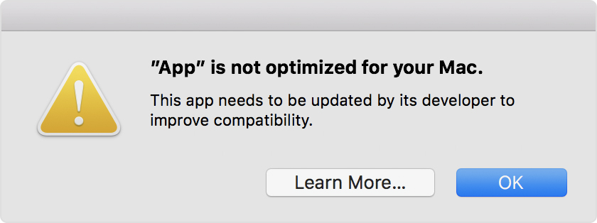 Apple Starts Alerting Users If They Still Use 32-bit Apps on the Mac