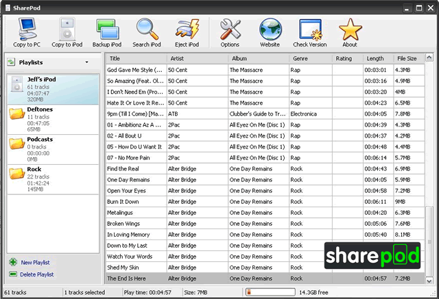 #4 Best iPhone To PC Transfer Software - SharePod